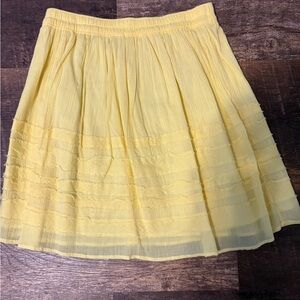 Old Navy Yellow Tiered Skirt